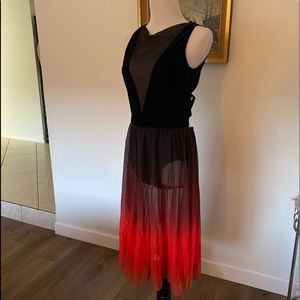 Dance ombré dance costume